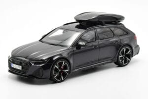 Audi RS6 C8 Avant Mythos Negru Cu Acoperiș din Carbon Ediție Asia GT Spirit 1:18