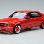 Mercedes 560 SEC W126 Widebody Roșu Otto 1:18