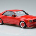Mercedes 560 SEC W126 Widebody Roșu Otto 1:18