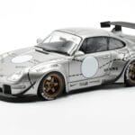 Porsche 911 993 RWB Silver Phantom Ediție Asia GT Spirit 1:18