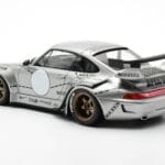 Porsche 911 993 RWB Silver Phantom Ediție Asia GT Spirit 1:18