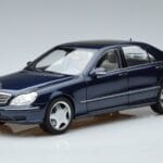 Mercedes Mercedes AMG S55 W220 Sedan Albastru Norev 1:18 1:18 Metal