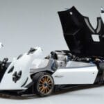 Pagani Pagani Zonda HP Barchetta Fibră de Carbon Alb LCD 1:18 1:18 Metal