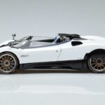 Pagani Pagani Zonda HP Barchetta Fibră de Carbon Alb LCD 1:18 1:18 Metal