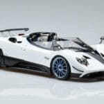 Pagani Pagani Zonda HP Barchetta Fibră de Carbon Alb LCD 1:18 1:18 Metal