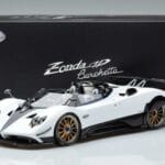 Pagani Pagani Zonda HP Barchetta Fibră de Carbon Alb LCD 1:18 1:18 Metal