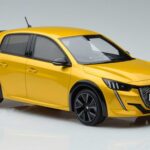 Peugeot Peugeot 208 GT Line Galben Otto 1:18 1:18 Rășină