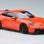 Porsche Porsche 911 992 GT3 Coupe Portocaliu Norev 1:18 1:18 Metal