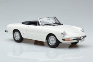 Alfa Romeo 2000 Spider Alb Norev 1:18 187882 Metal - imaginea 5 din 7