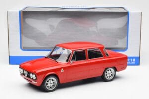 Alfa Romeo Giulia Nuova Super Roșu Custom Wheels MCG 1:18 MCG18333 Metal - imaginea 6 din 6
