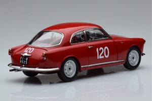 Alfa Romeo Giulietta SV #120 Mille Miglia 1956 Kyosho 1:18 08957A Metal - imaginea 3 din 9