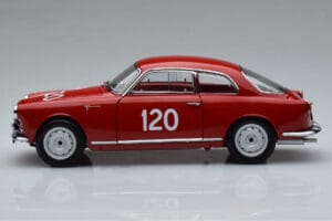 Alfa Romeo Giulietta SV #120 Mille Miglia 1956 Kyosho 1:18 08957A Metal - imaginea 4 din 9