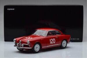 Alfa Romeo Giulietta SV #120 Mille Miglia 1956 Kyosho 1:18 08957A Metal - imaginea 9 din 9