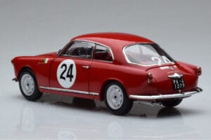 Alfa Romeo Giulietta SV #24 Targa Florio 1958 Kyosho 1:18 08957B Metal - imaginea 6 din 9
