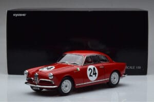 Alfa Romeo Giulietta SV #24 Targa Florio 1958 Kyosho 1:18 08957B Metal - imaginea 9 din 9