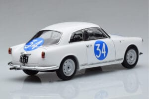 Alfa Romeo Giulietta SV #34 Targa Florio 1960 Kyosho 1:18 08957C Metal - imaginea 3 din 9