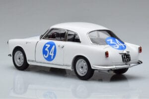 Alfa Romeo Giulietta SV #34 Targa Florio 1960 Kyosho 1:18 08957C Metal - imaginea 6 din 9