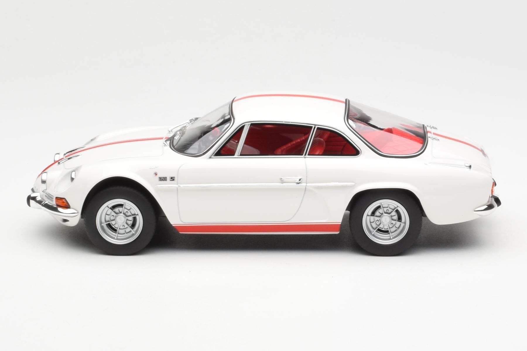 Alpine A110 1600S Alb Norev 1:18 185303 Metal - imaginea 3 din 6