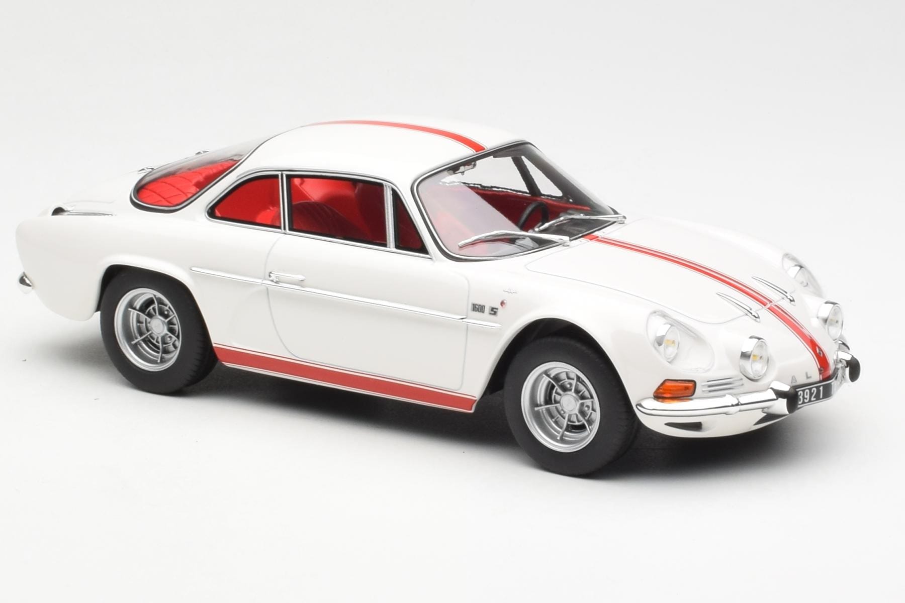 Alpine A110 1600S Alb Norev 1:18 185303 Metal - imaginea 4 din 6