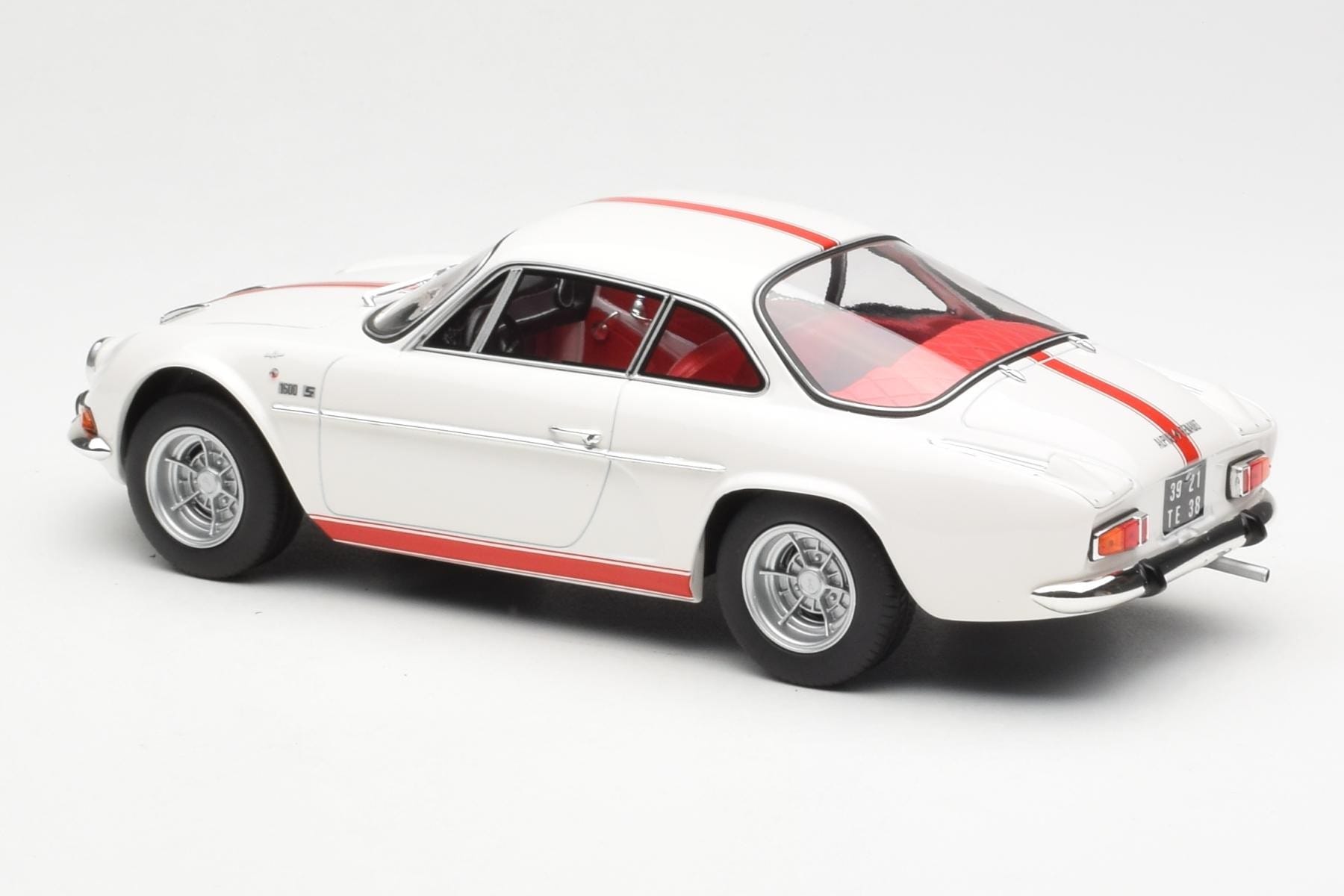 Alpine A110 1600S Alb Norev 1:18 185303 Metal - imaginea 5 din 6