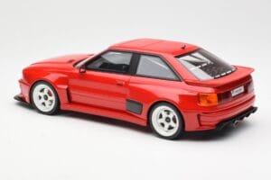 Audi 80 B4 Coupe Prior Design RS2 Roșu Otto 1:18 OT1068 Rășină - imaginea 5 din 6