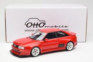Audi 80 B4 Coupe Prior Design RS2 Roșu Otto 1:18 OT1068 Rășină - imaginea 6 din 6