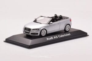 Audi A3 8P Cabriolet Argintiu Minichamps 1:43 5010803323 Metal - imaginea 2 din 4