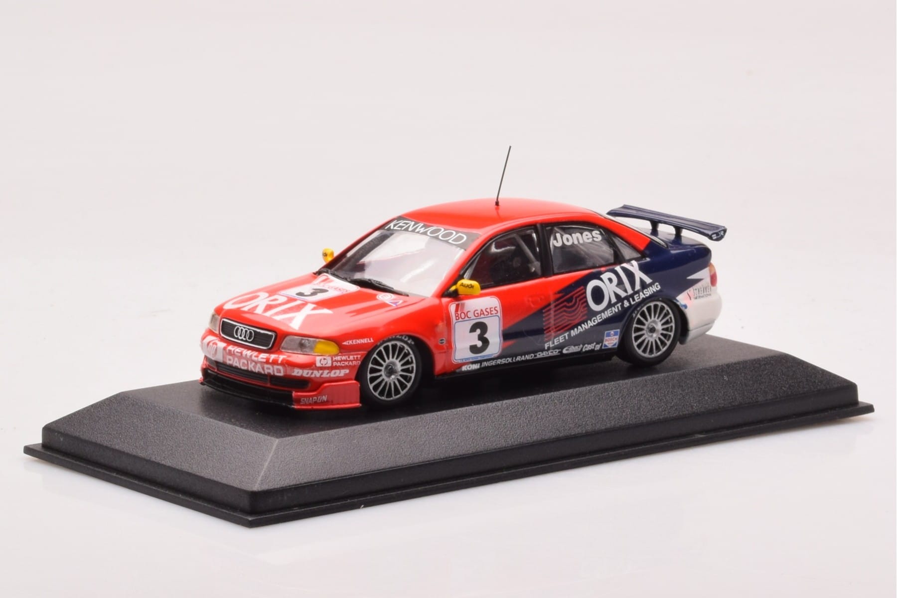 Audi A4 B5 #3 Team Orix Jones Australian Touring Champion 1997 Minichamps 1:43 430961503 Metal - imaginea 2 din 4