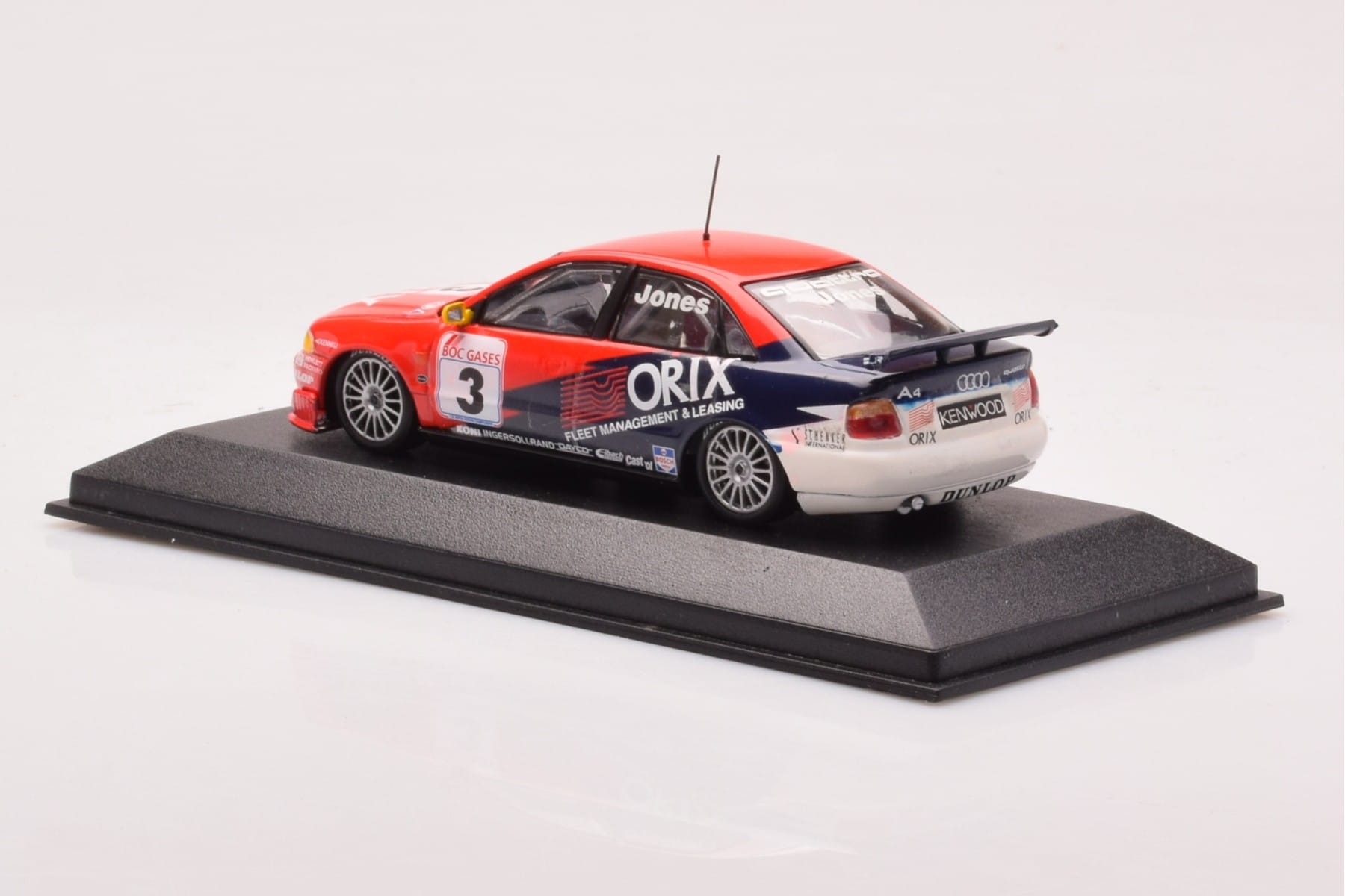 Audi A4 B5 #3 Team Orix Jones Australian Touring Champion 1997 Minichamps 1:43 430961503 Metal - imaginea 3 din 4