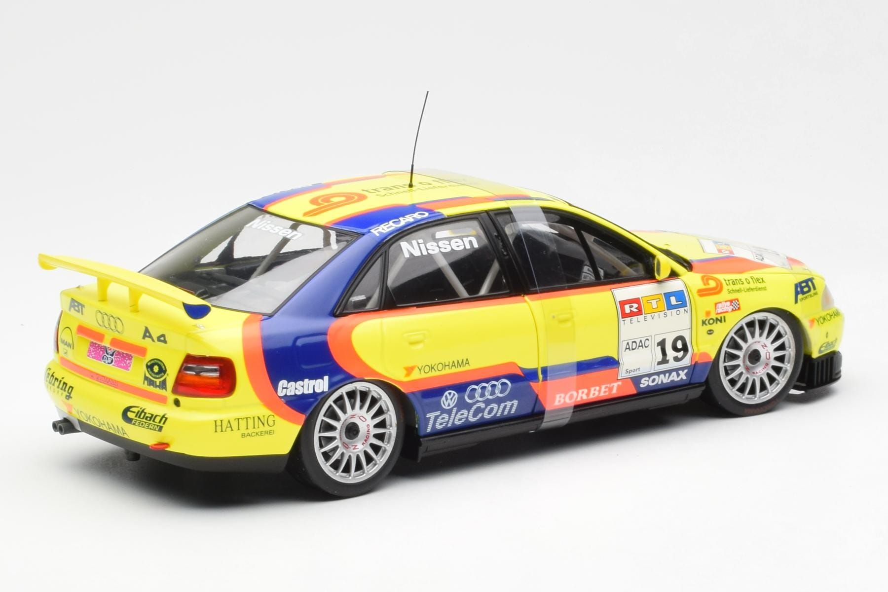 Audi A4 B5 STW #19 Nissen Abt Sportline 1997 UT Models 1:18 39747 Metal - imaginea 2 din 6