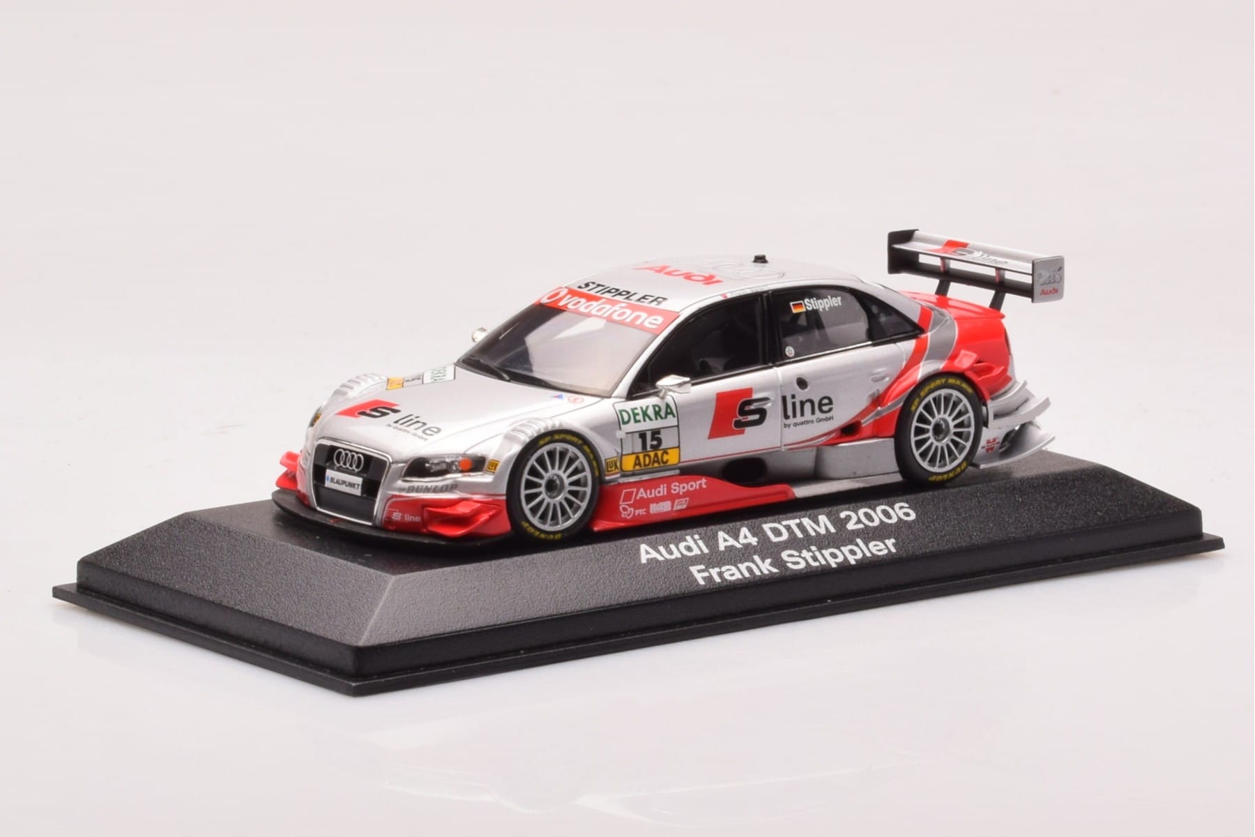 Audi A4 B7 #15 T. Stippler Audi Sport DTM 2006 Minichamps 1:43 5020600703 Metal - imaginea 2 din 4