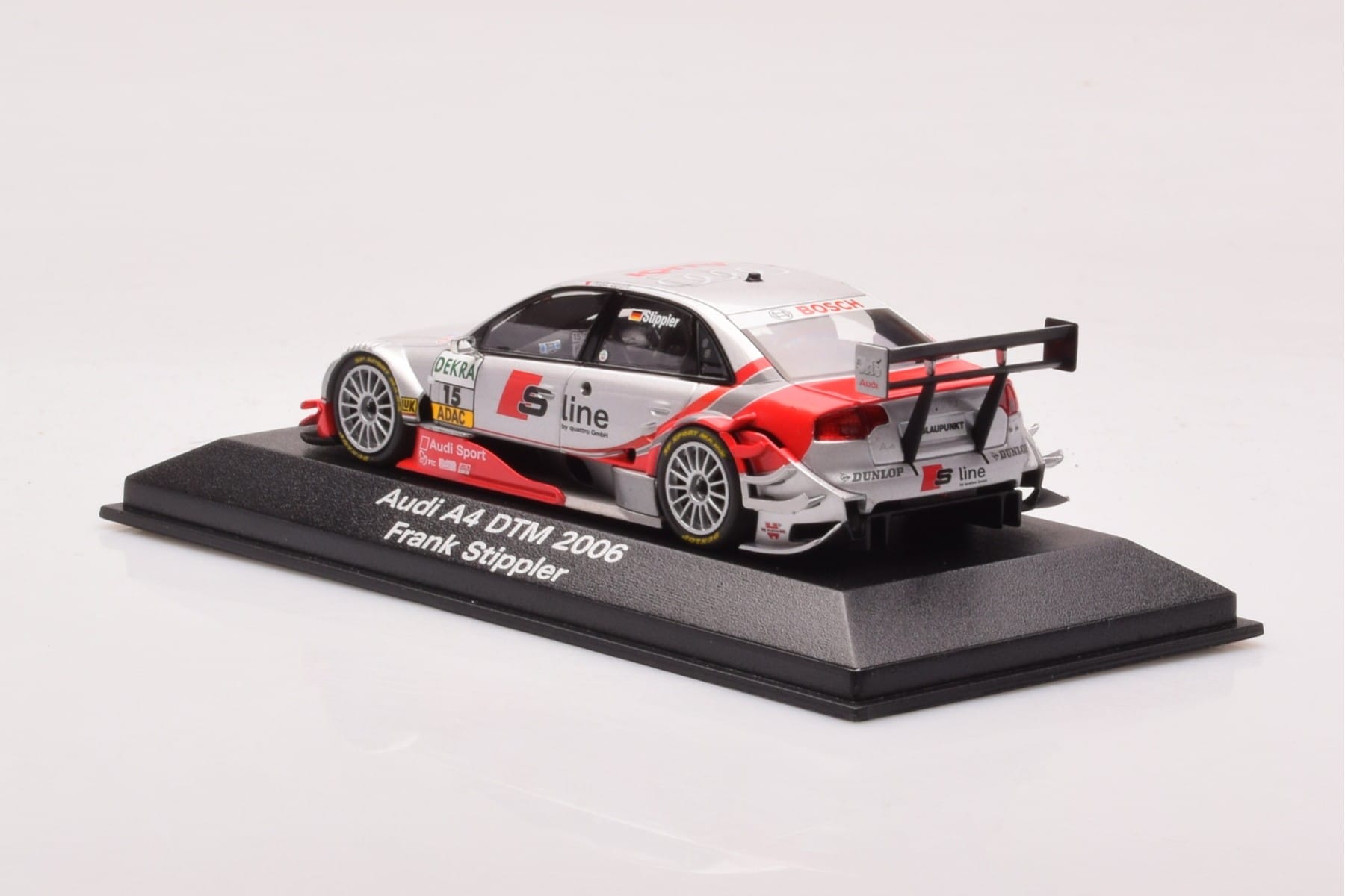 Audi A4 B7 #15 T. Stippler Audi Sport DTM 2006 Minichamps 1:43 5020600703 Metal - imaginea 3 din 4
