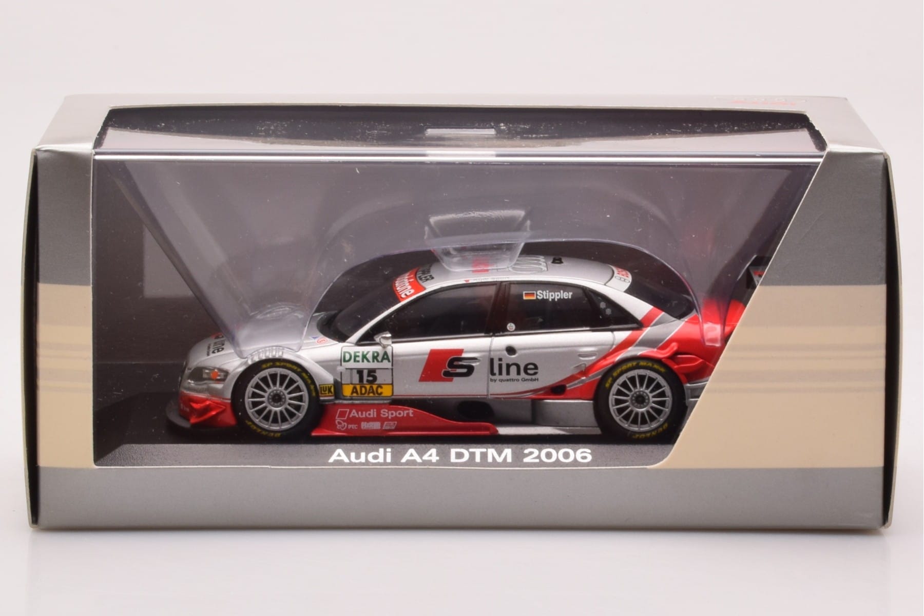 Audi A4 B7 #15 T. Stippler Audi Sport DTM 2006 Minichamps 1:43 5020600703 Metal - imaginea 4 din 4