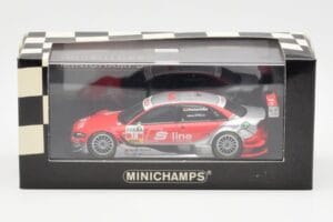 Audi A4 B7 DTM Team Audi Sport Rosberg #18 M. Rockenfeller DTM 2008 Minichamps 1:43 400081718 Metal - imaginea 4 din 4