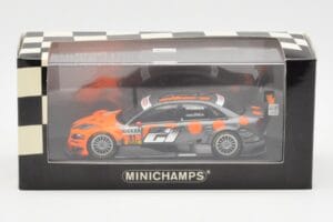 Audi A4 B7 DTM Team Futurecom TME #21 C. Albers DTM 2008 Minichamps 1:43 400089621 Metal - imaginea 4 din 4