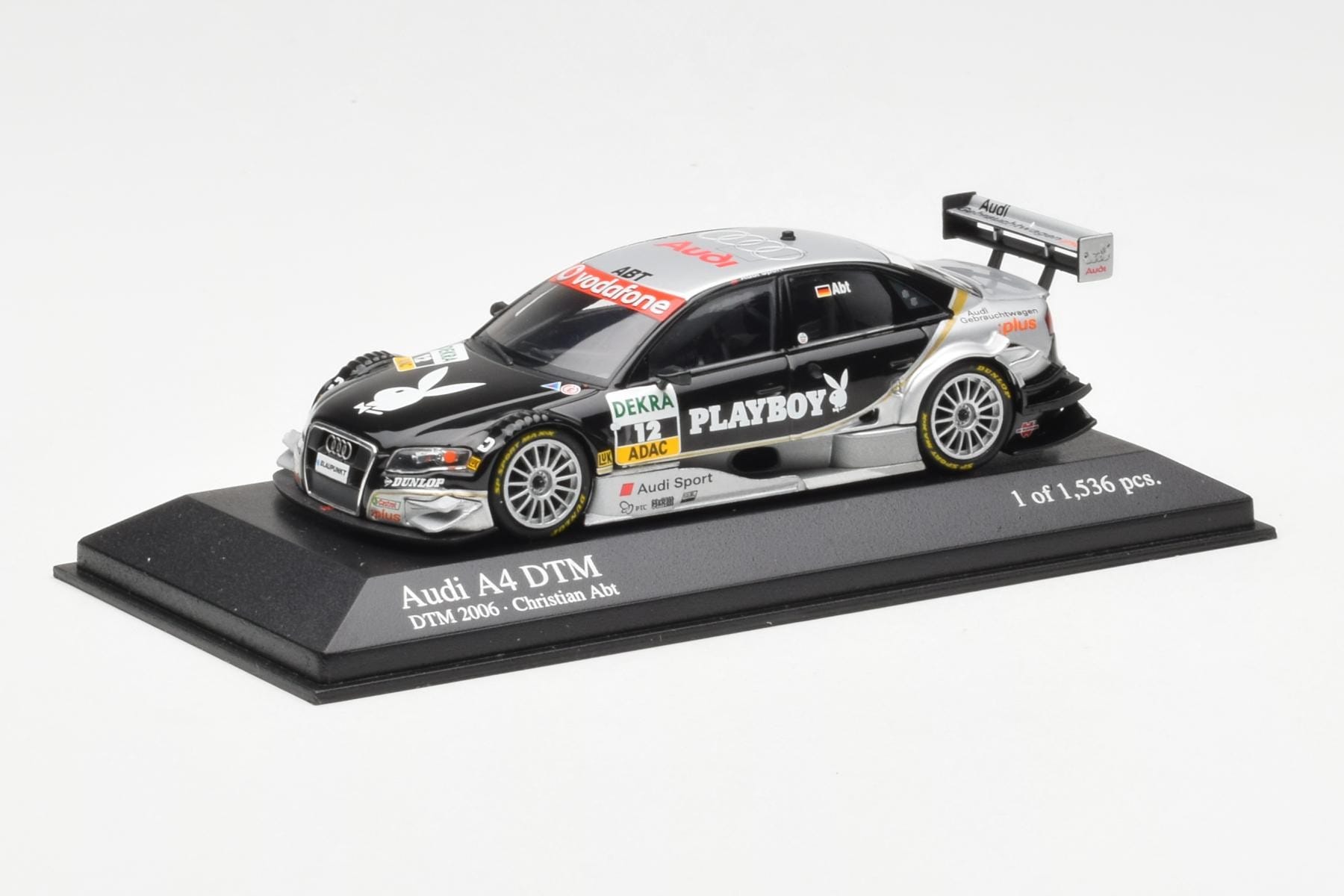 Audi A4 B7 #12 Team Phoenix C. Abt DTM 2006 Minichamps 1:43 400061512 Metal - imaginea 2 din 4