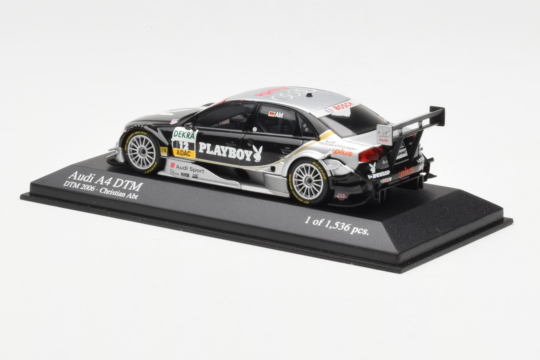 Audi A4 B7 #12 Team Phoenix C. Abt DTM 2006 Minichamps 1:43 400061512 Metal - imaginea 3 din 4