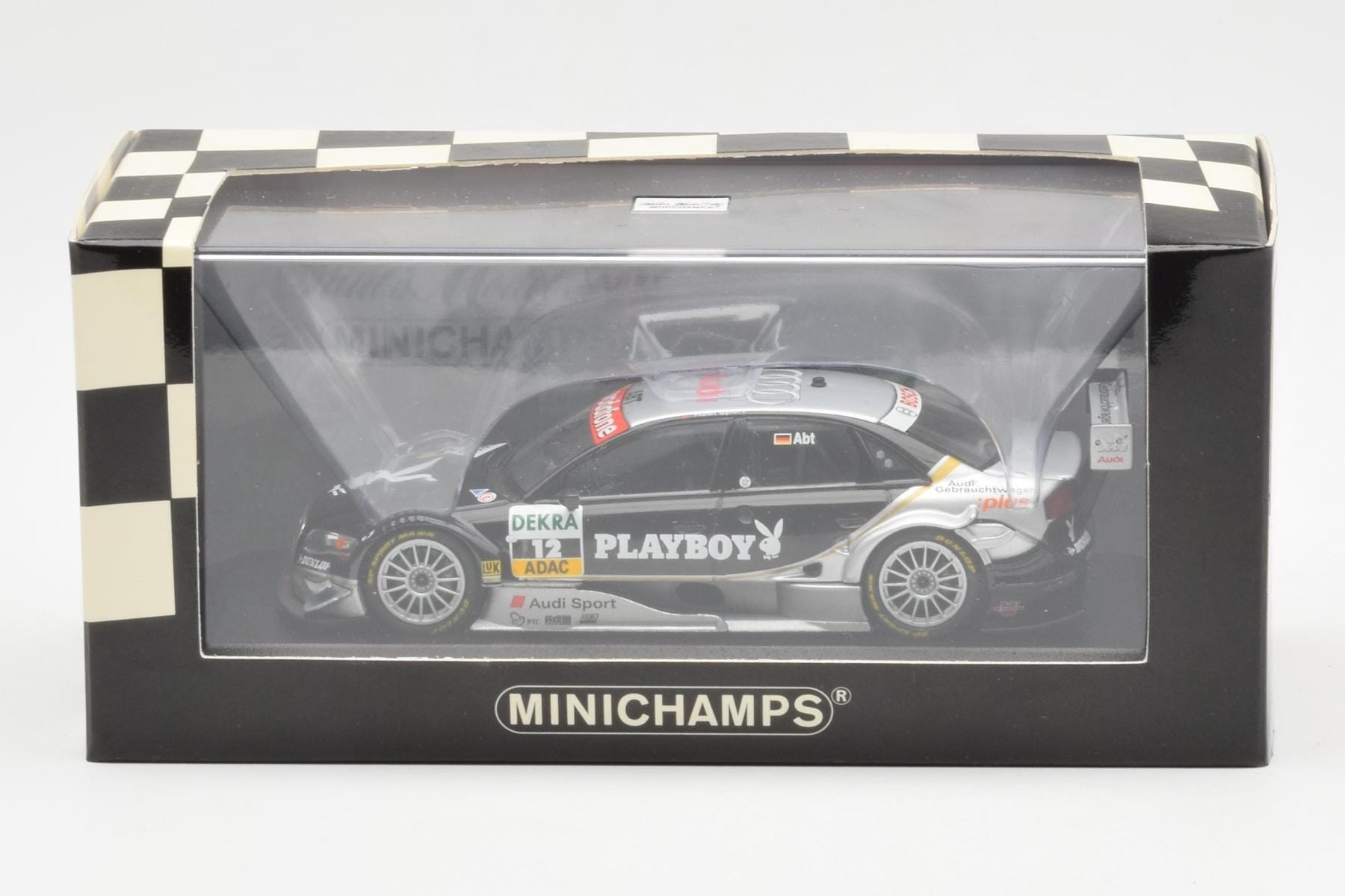 Audi A4 B7 #12 Team Phoenix C. Abt DTM 2006 Minichamps 1:43 400061512 Metal - imaginea 4 din 4