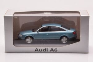 Audi A6 C5 Petrol Metallic Minichamps 1:43 AUDI-264448 Metal - imaginea 4 din 4