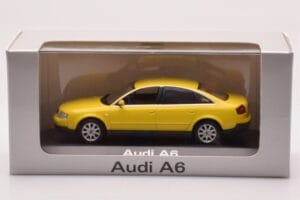 Audi A6 C5 Galben Minichamps 1:43 IND47004 Metal - imaginea 4 din 4