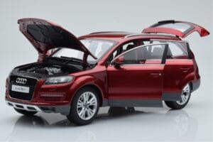 Audi Q7 4L Roșu Granat Kyosho 1:18 09222R Metal - imaginea 2 din 8