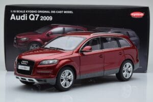 Audi Q7 4L Roșu Granat Kyosho 1:18 09222R Metal - imaginea 8 din 8