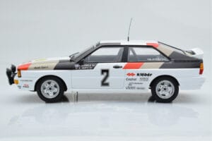 Audi Quattro Audi Sport #1 H. Mikkola / A. Hertz Winners International Swedish Rally 1981 Minichamps 1:18 155811102 Metal - imaginea 3 din 6