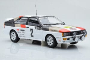 Audi Quattro Audi Sport #1 H. Mikkola / A. Hertz Winners International Swedish Rally 1981 Minichamps 1:18 155811102 Metal - imaginea 4 din 6
