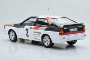 Audi Quattro Audi Sport #1 H. Mikkola / A. Hertz Winners International Swedish Rally 1981 Minichamps 1:18 155811102 Metal - imaginea 5 din 6