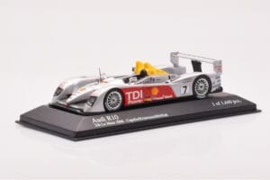 Audi R10 TDI LMP1 #7 R. Capello / T. Kristensen / A. McNish 24 Hours of Le Mans 2006 Minichamps 1:43 400061607 Metal - imaginea 2 din 4
