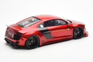 Audi R8 4S Liberty Walk Candy Roșu GT Spirit 1:18 GT892 Rășină - imaginea 2 din 6