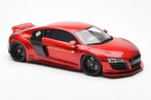 Audi R8 4S Liberty Walk Candy Roșu GT Spirit 1:18 GT892 Rășină - imaginea 4 din 6