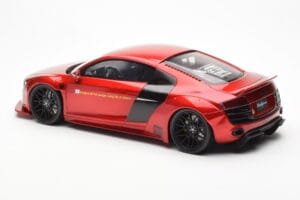 Audi R8 4S Liberty Walk Candy Roșu GT Spirit 1:18 GT892 Rășină - imaginea 5 din 6