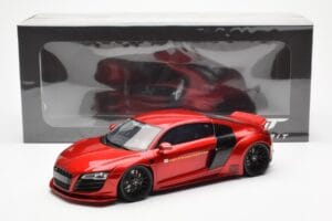 Audi R8 4S Liberty Walk Candy Roșu GT Spirit 1:18 GT892 Rășină - imaginea 6 din 6